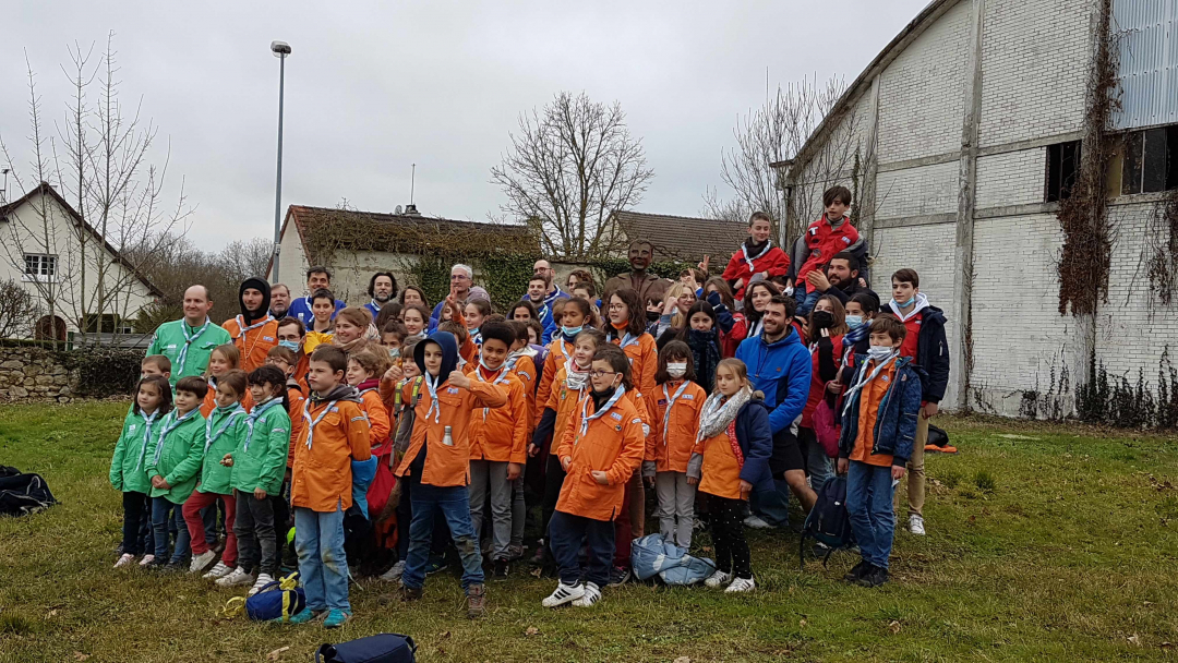 2022 02 03 2 Scouts de Suresnes au Séminaire