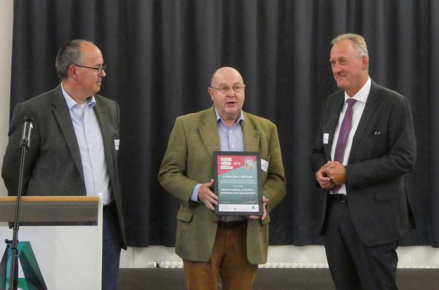 Heimatpreisverleihung: Frank Trompeter, Thomas Bertram, Peter Blume (Stellv. Bürgermeister) Foto Stadt Arnsberg