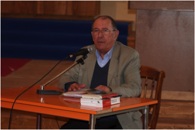 Hubert Briand pendant sa conférence Hubert Briand pendant sa conférence