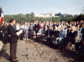 Namensgebung auf dem Mont Valérien in Suresnes/Paris 1990 